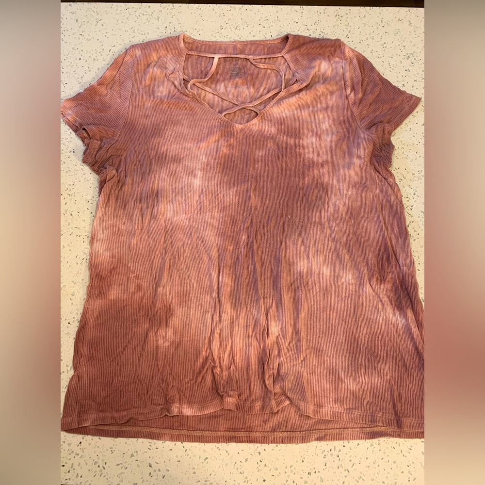 Pink Tye-Dye AE Top